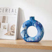 High Tides - handbemalte Donut Vase