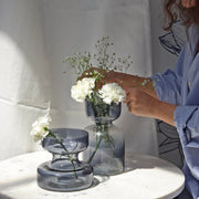 Slate Grey - Glass Vase