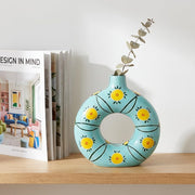 Summers Blooms - handbemalte Blumenvase