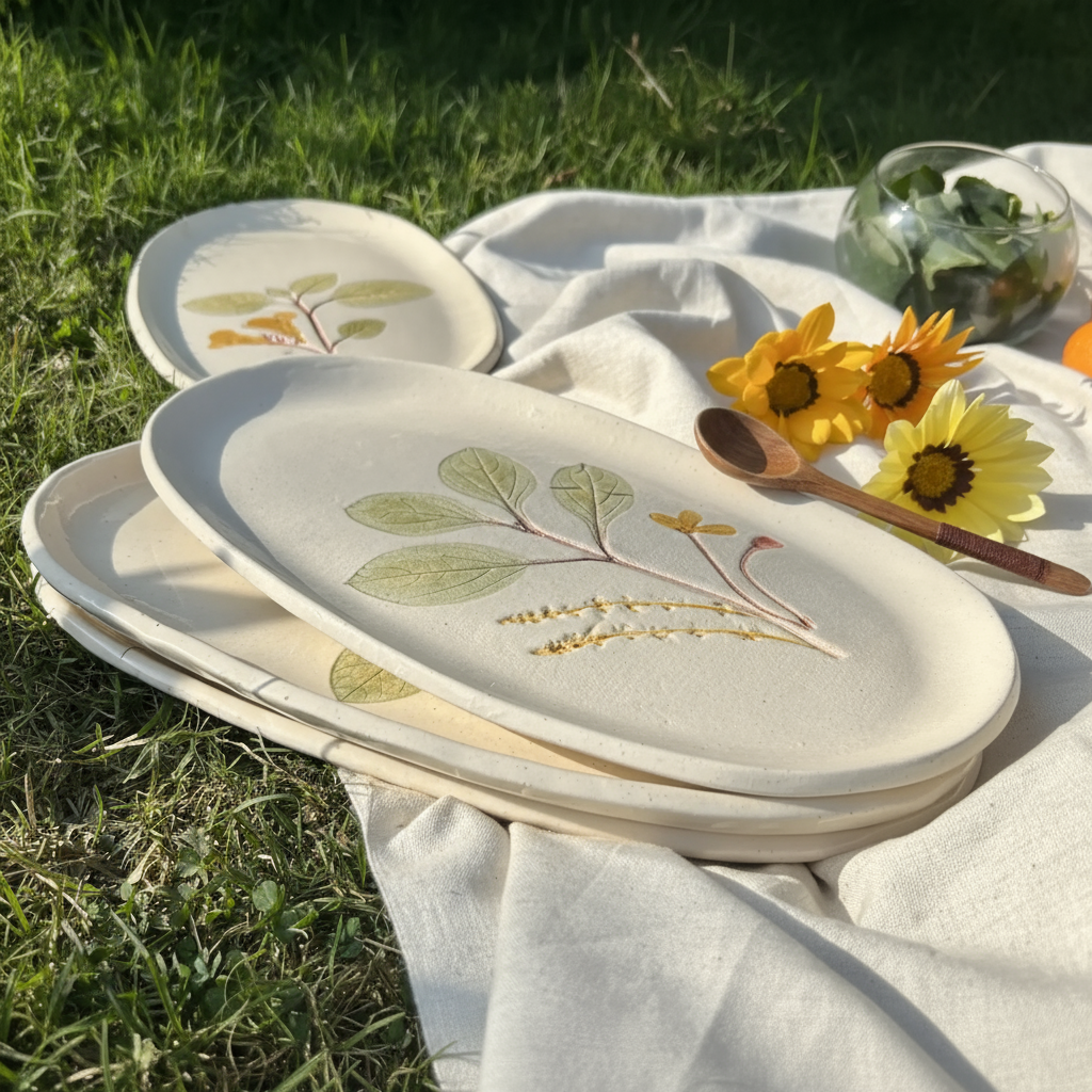 Pressed Petals Platter