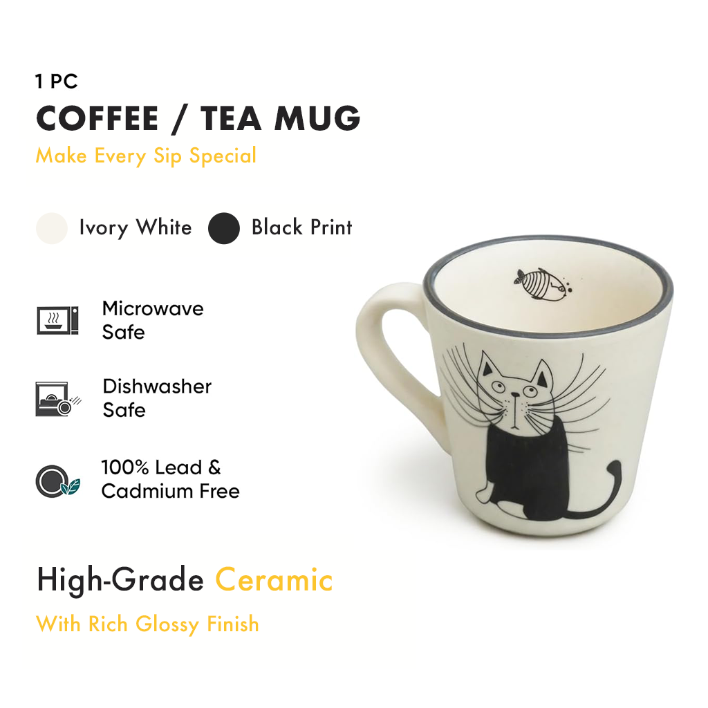 Ms. Meow and Bubbles - Ceramic Cup