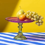 Sommersorbet - Kuchenständer aus Glas