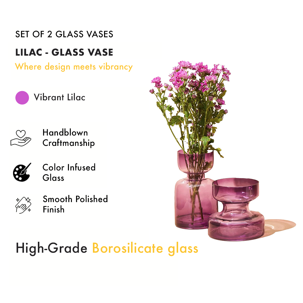 Lilac - Glasvase