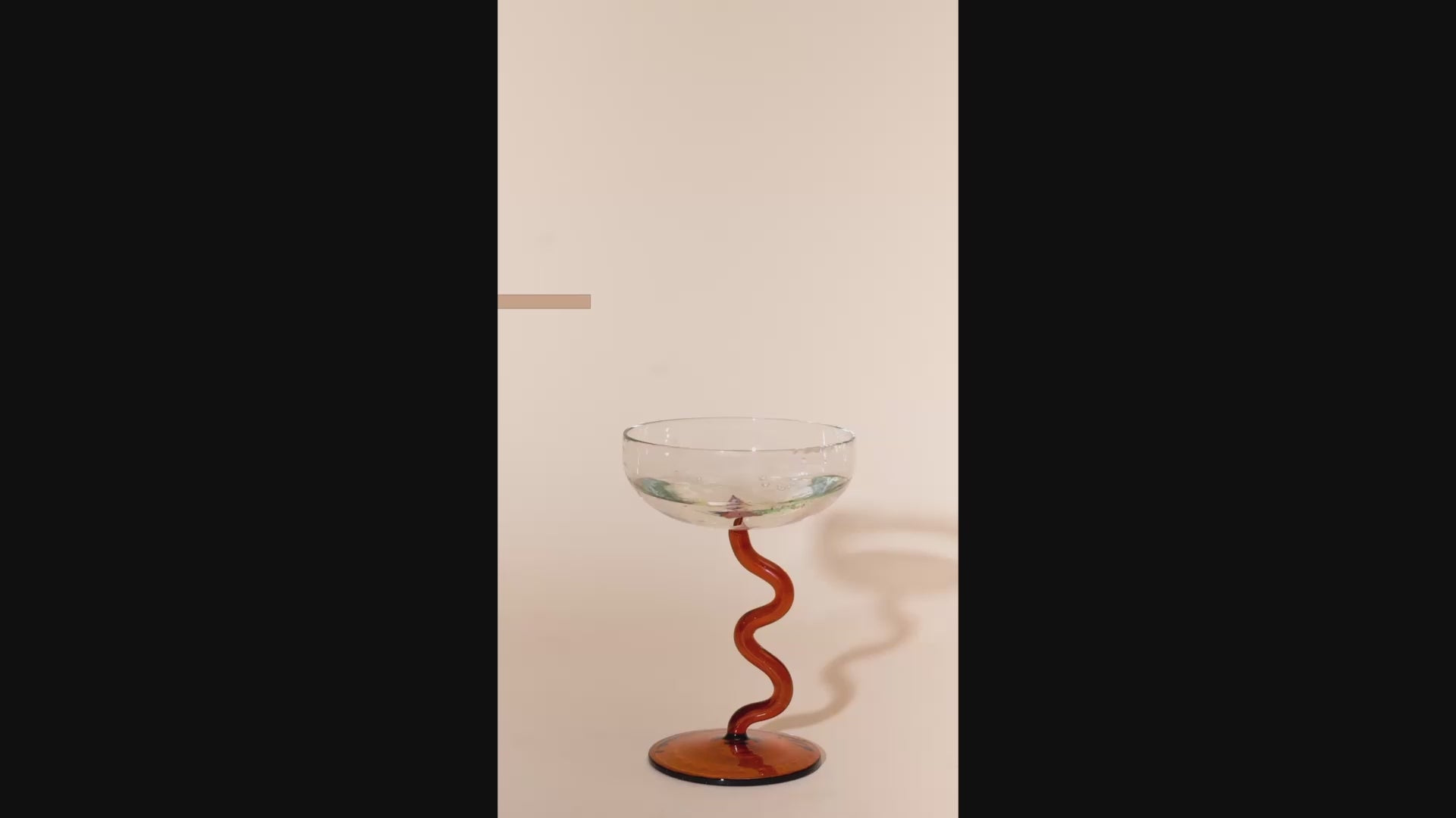 Load video: Swirl - Cocktail Glass